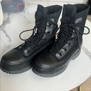Converse Black High-Top Athletic Shoes